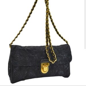Prada Black Clutch and Crossbody Handbag